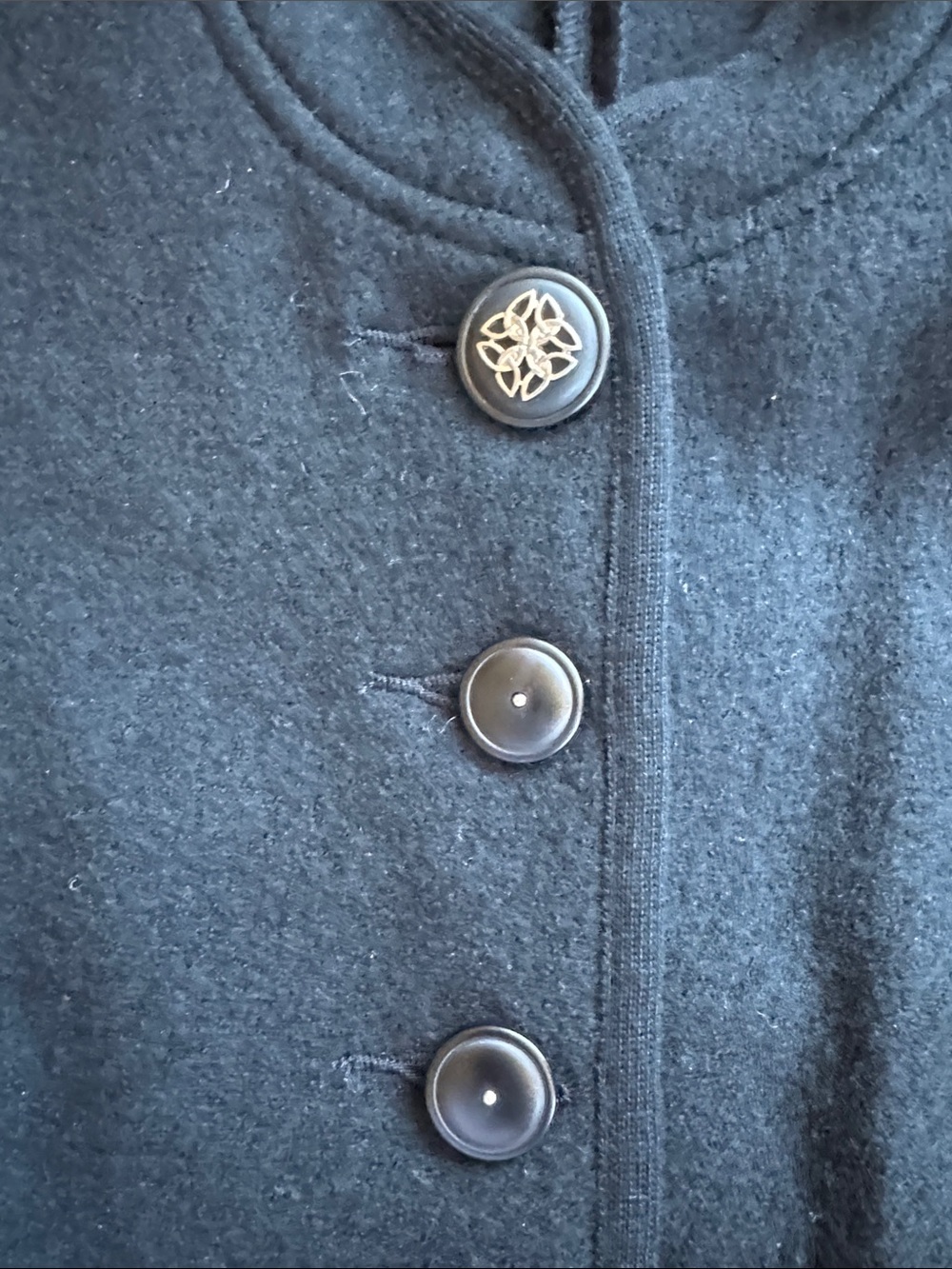 Geiger Boiled Wool jacket with Button Front - Picture 3 of 8